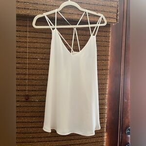Cream Ann Taylor Loft Camisole Size L 💯% Polyester